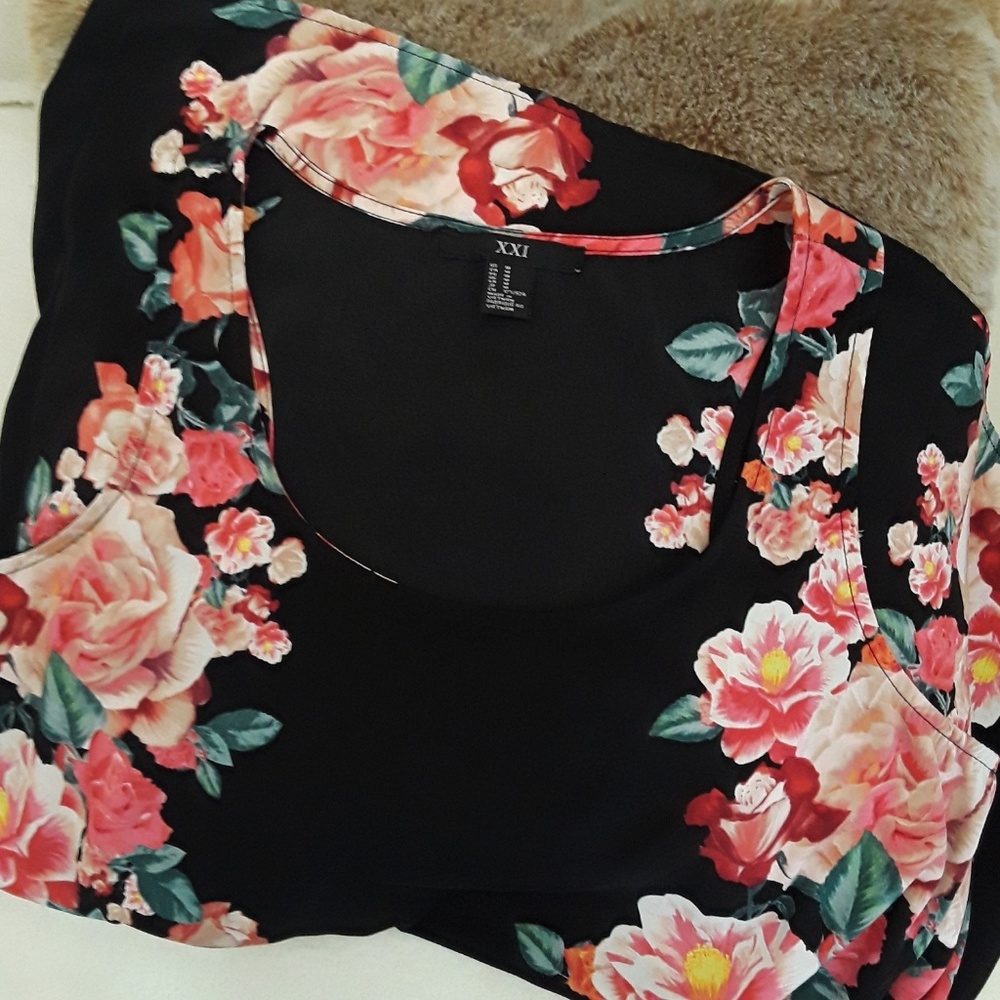 Forever 21 Roses Tunic or Dress